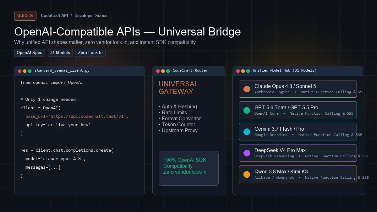 OpenAI-Compatible APIs — Why They Matter and How to Switch