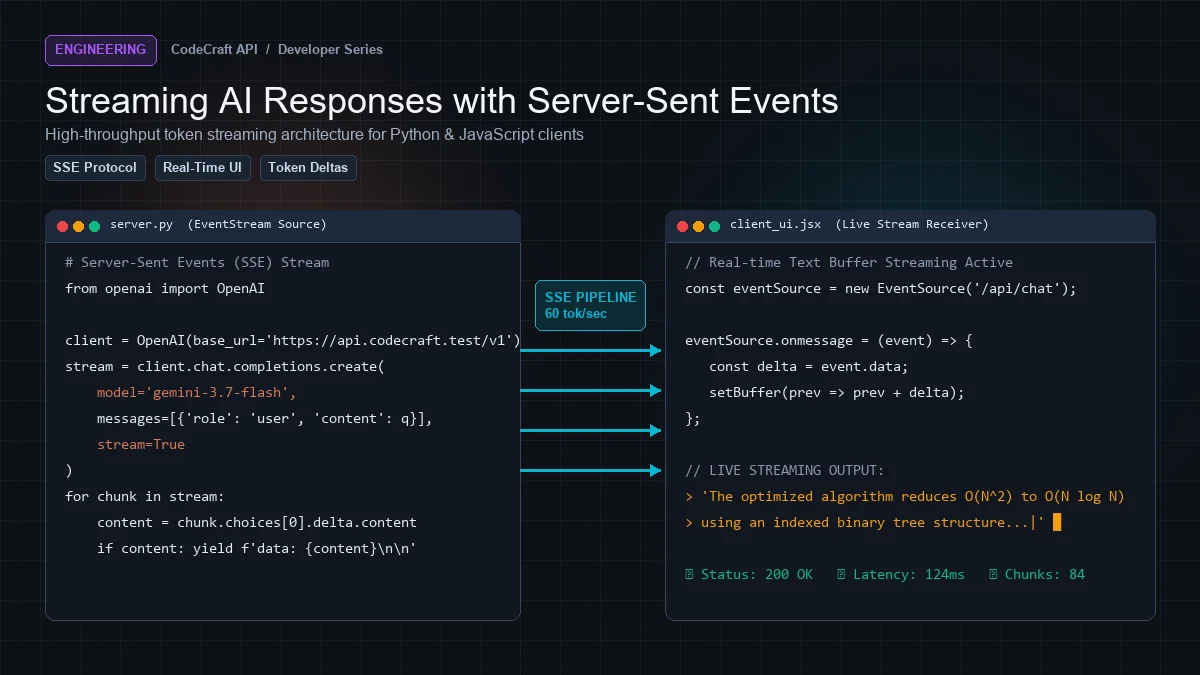 Streaming AI Responses with Server-Sent Events (Complete Guide)